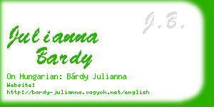 julianna bardy business card
