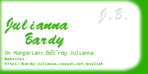 julianna bardy business card